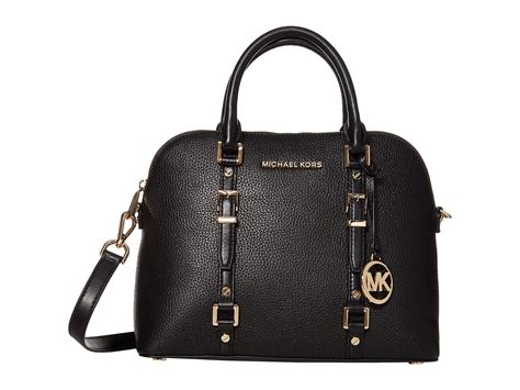 michael kors bedford legacy medium dome satchel black|Michael Kors Bedford Legacy Dome Satchel .